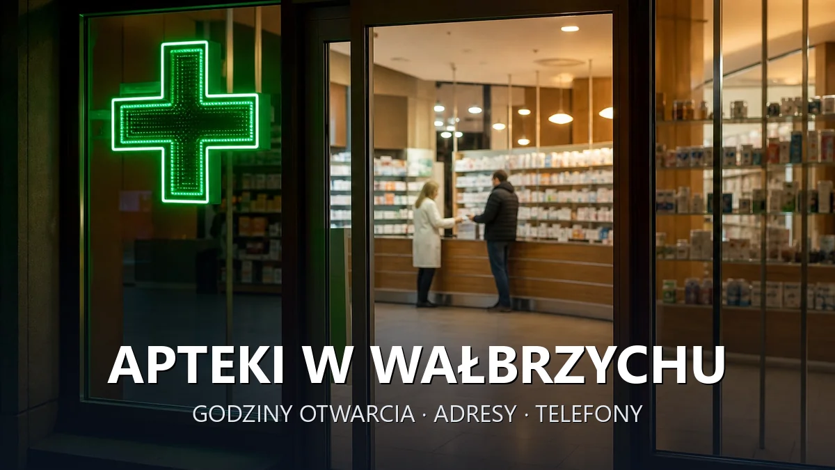 Apteki w Wałbrzychu - godziny otwarcia i dyżury