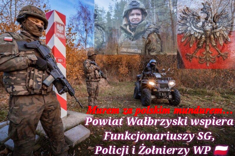 Powiat Wałbrzych:  												Kolejne dni walki o nienaruszalność Granicy Państwowej