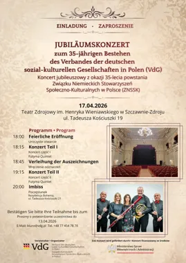 Obraz do artykułu: Jubileuszowy koncert w Szczawnicy-Zdroju - 35 lat działalności organizacji