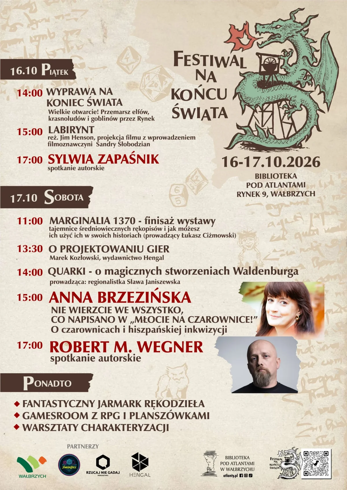 Grafika promocyjna wydarzenia Festiwal na Końcu Świata