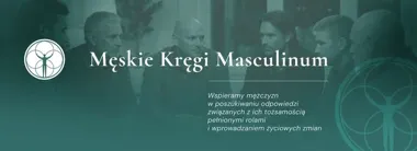 Grafika promocyjna wydarzenia Męski Krąg Masculinum w Wałbrzychu — spotkanie dla mężczyzn 24 marca 2026