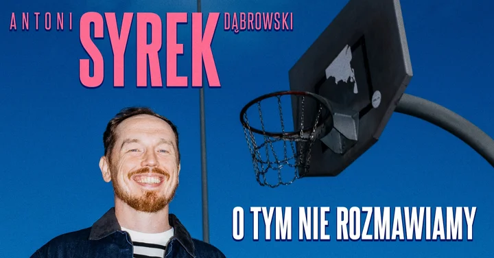Obrazek przedstawia grafikę promocyjną wydarzenia Wieczór komedii Antoniego Syrek-Dąbrowskiego w Wałbrzychu