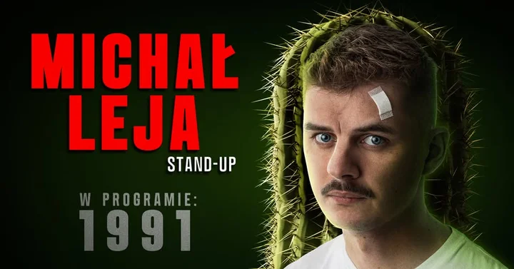 Grafika promocyjna wydarzenia Michał Leja — „1991” (stand-up) w Wałbrzychu