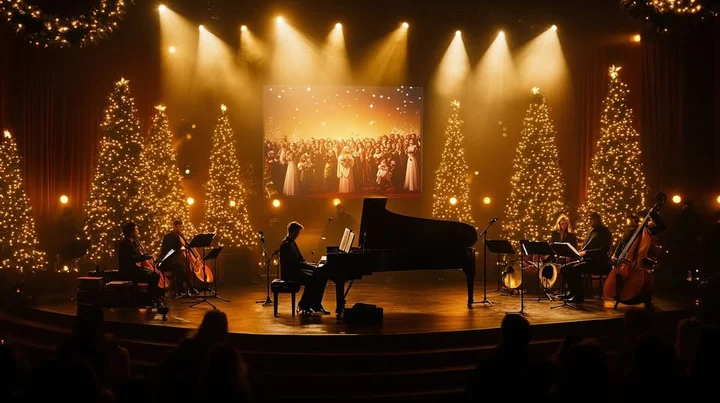 Grafika promocyjna wydarzenia Wałbrzych: Świąteczny Koncert — Bożonarodzeniowe Utwory i Kolędy