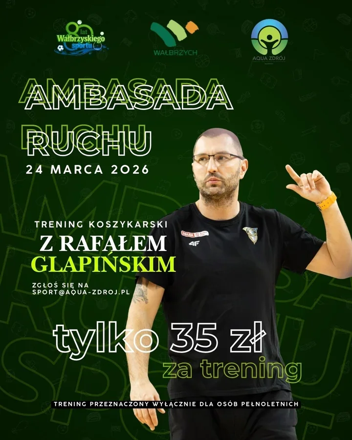 Wejdź na parkiet z legendą Górnika – trening koszykarski z Rafałem Glapińskim