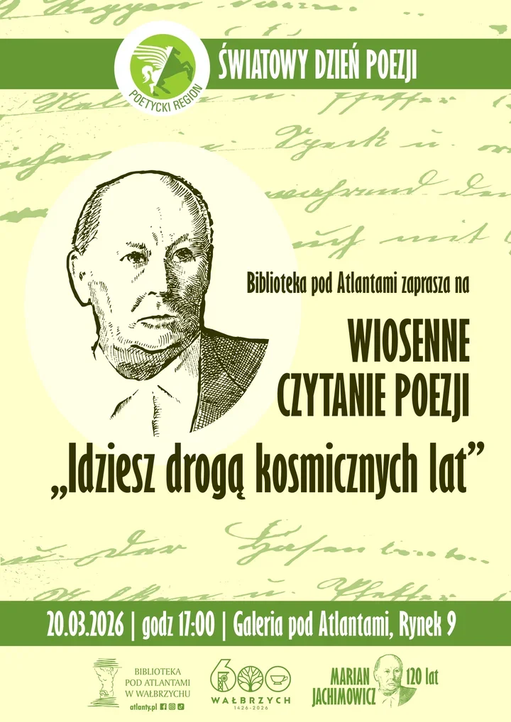 Wiosenne czytanie pod Atlantami - Poetycki Region i poezja Wałbrzycha