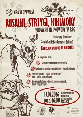 Rusałki i strzygi wchodzą do gry - Biblioteka pod Atlantami szykuje mroczne RPG