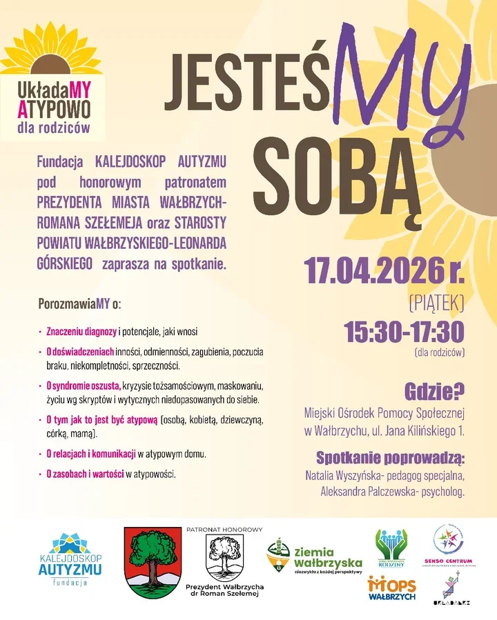 W Wałbrzychu rusza cykl o neuroatypowości oparty na doświadczeniu i wiedzy