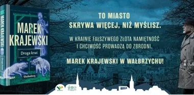 Krajewski wraca do Wałbrzycha z kryminałem i premierą w bibliotece