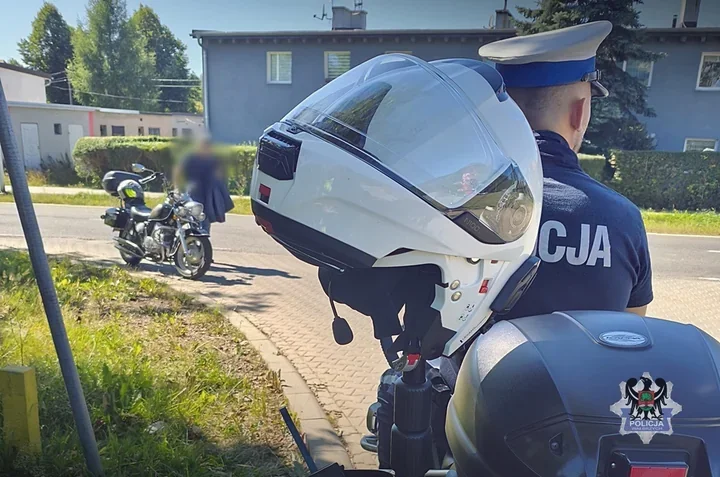 62-latek zatrzymany na motocyklu. Uprawnienia cofnięto mu już w 2016 roku