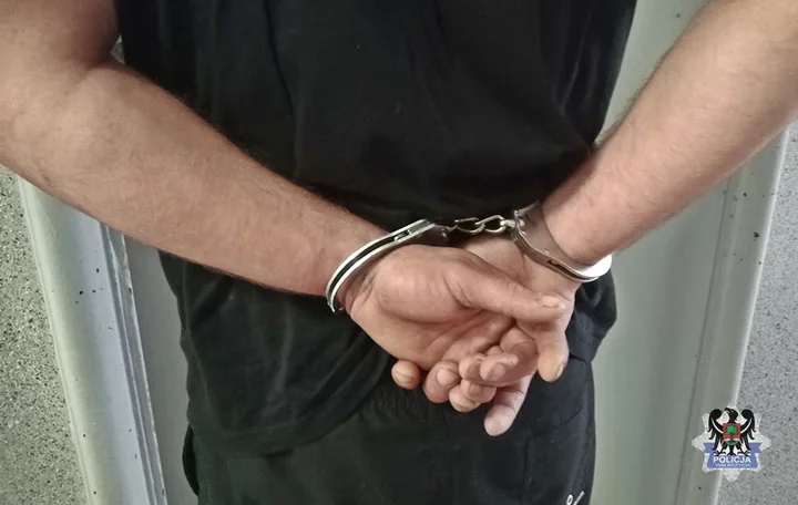 Kilka godzin po włamaniu do altany policja zatrzymała podejrzanego