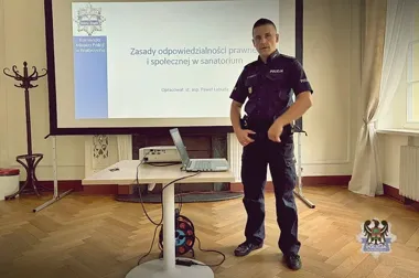 Policjant z Wałbrzycha szkolił pracowników sanatorium. Chodziło o reakcję
