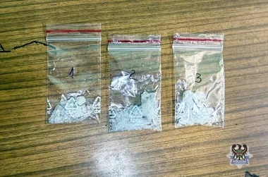 Metamfetamina i marihuana podczas kontroli na Sobięcinie. Dwóch zatrzymanych