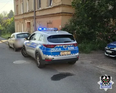 Po alkoholu na drogach Wałbrzycha - dwa upadki i seria zatrzymań