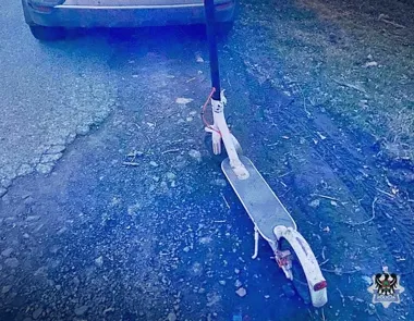 Na hulajnodze po alkoholu - 69-latek skończył marszem do domu