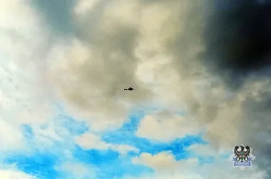 Policyjny śmigłowiec wylądował w Wałbrzychu po organ do przeszczepu