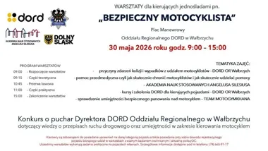 Nie kontrola, a warsztaty - motocykliści spotkają się w Wałbrzychu
