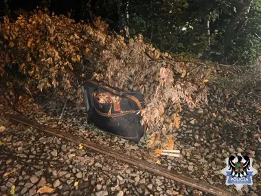 Włamanie do drezyny w Wałbrzychu. 21-latek nie zdążył wynieść łupu