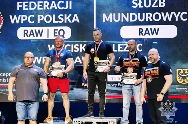 172,5 kg i dwa złota - wałbrzyski policjant znów nie dał rywalom szans