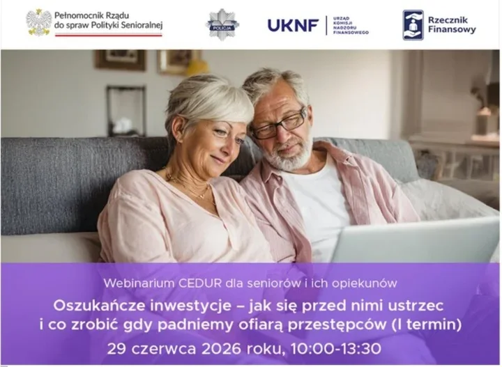 Seniorzy usłyszą, jak nie wpaść w pułapkę inwestycyjną. KNF szykuje webinarium